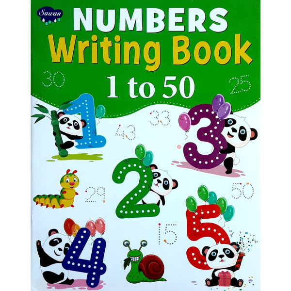 Number Writing Book 1 to 50